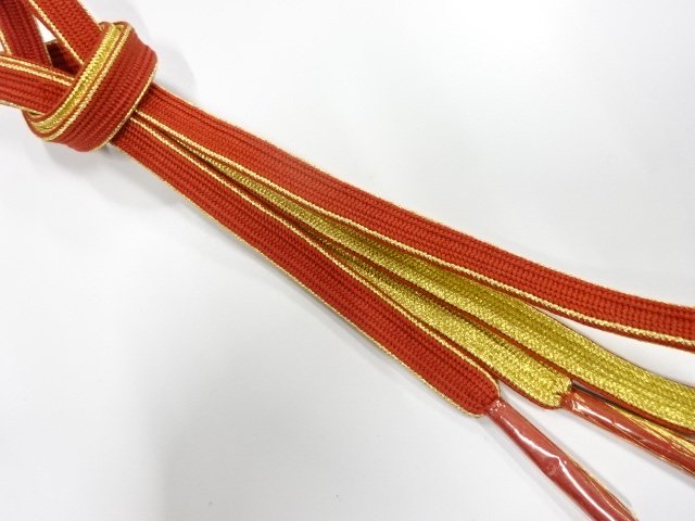 未使用品　正絹　手組帯締め